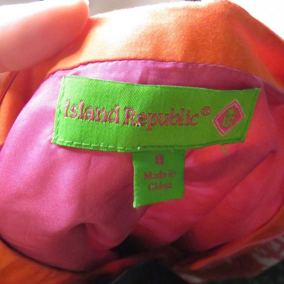 Island Republic Tropical Shift Dress Size 8 - Picture 2 of 6